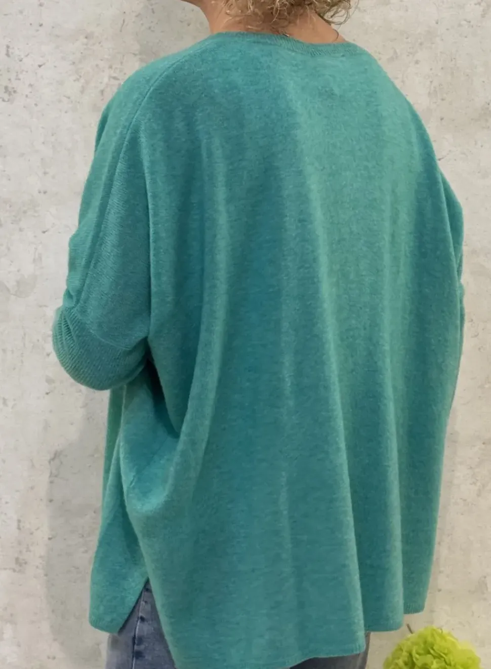 Absolut Cashmere Jumper Camille green lagoon