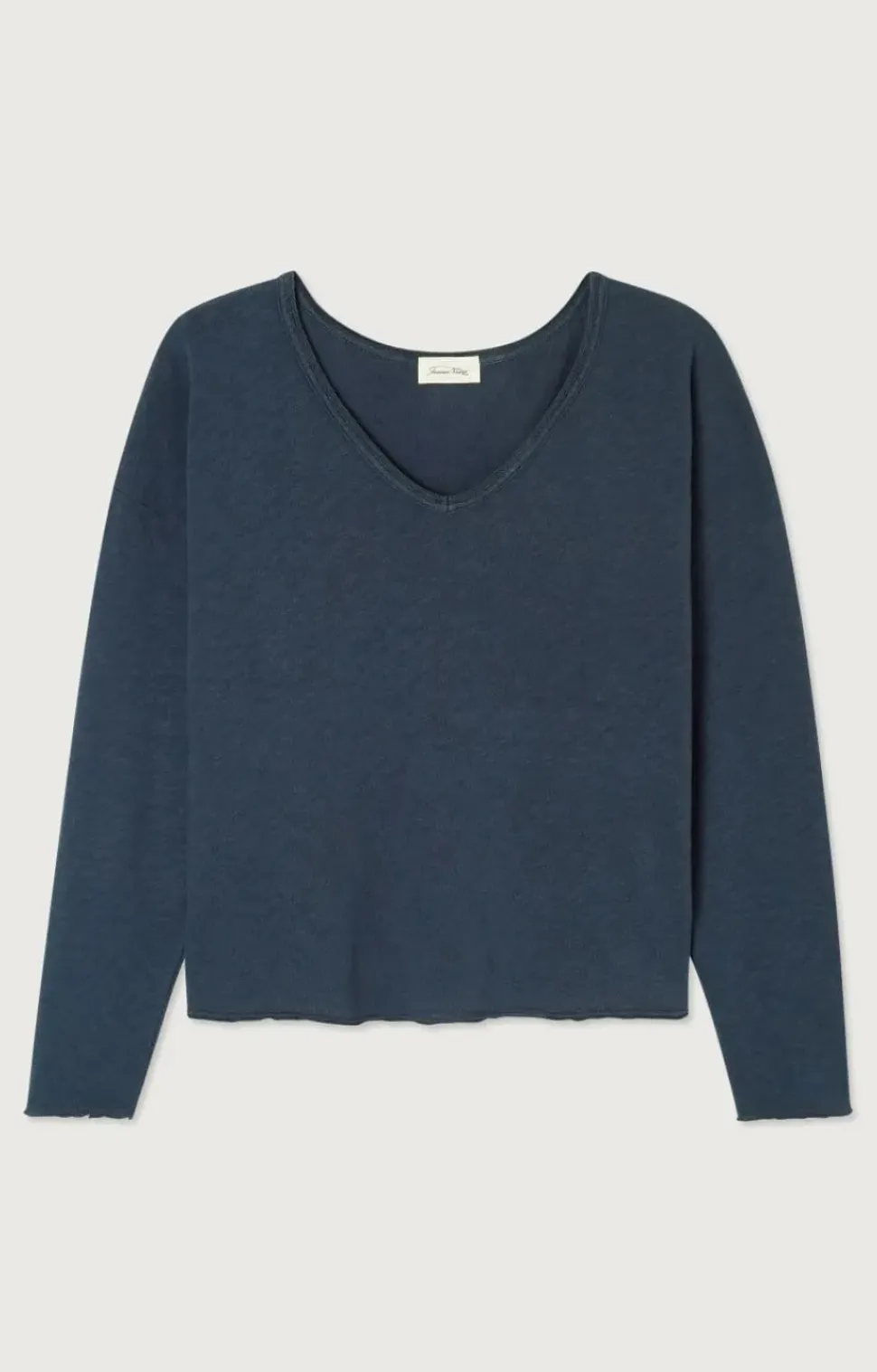 American Vintage Sonoma V Neck T-Shirt navy