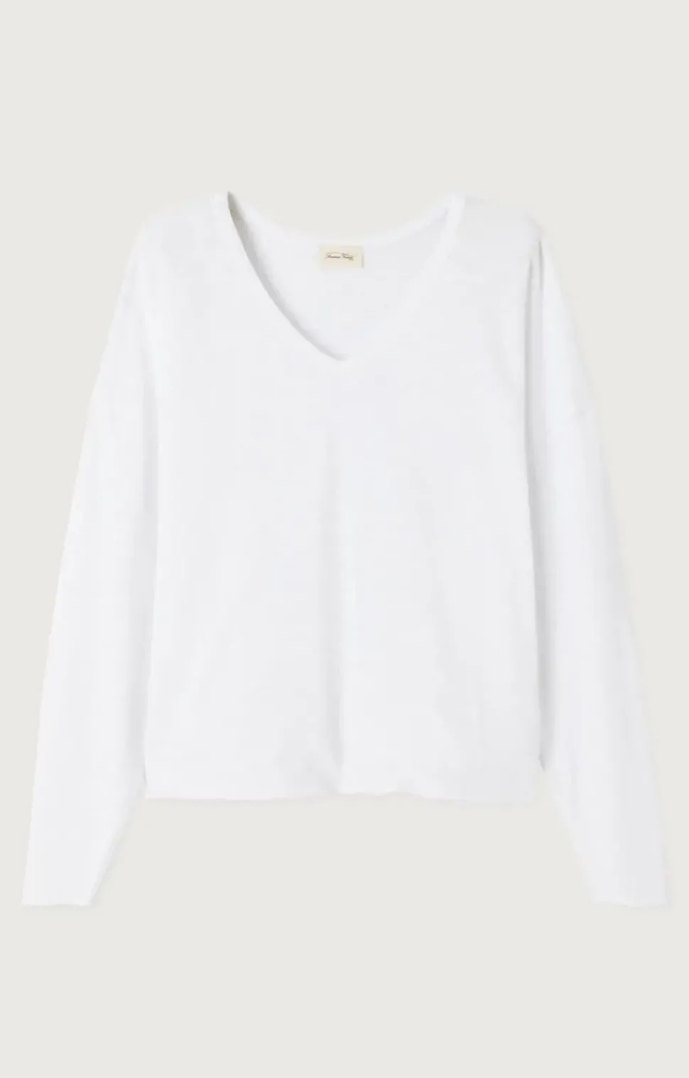 American Vintage Sonoma V Neck T-Shirt white