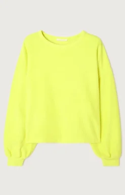 American Vintage Sweatshirt Bobypark June fluo