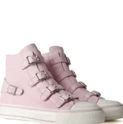 Ash Virgin Leather Trainer crystal rose