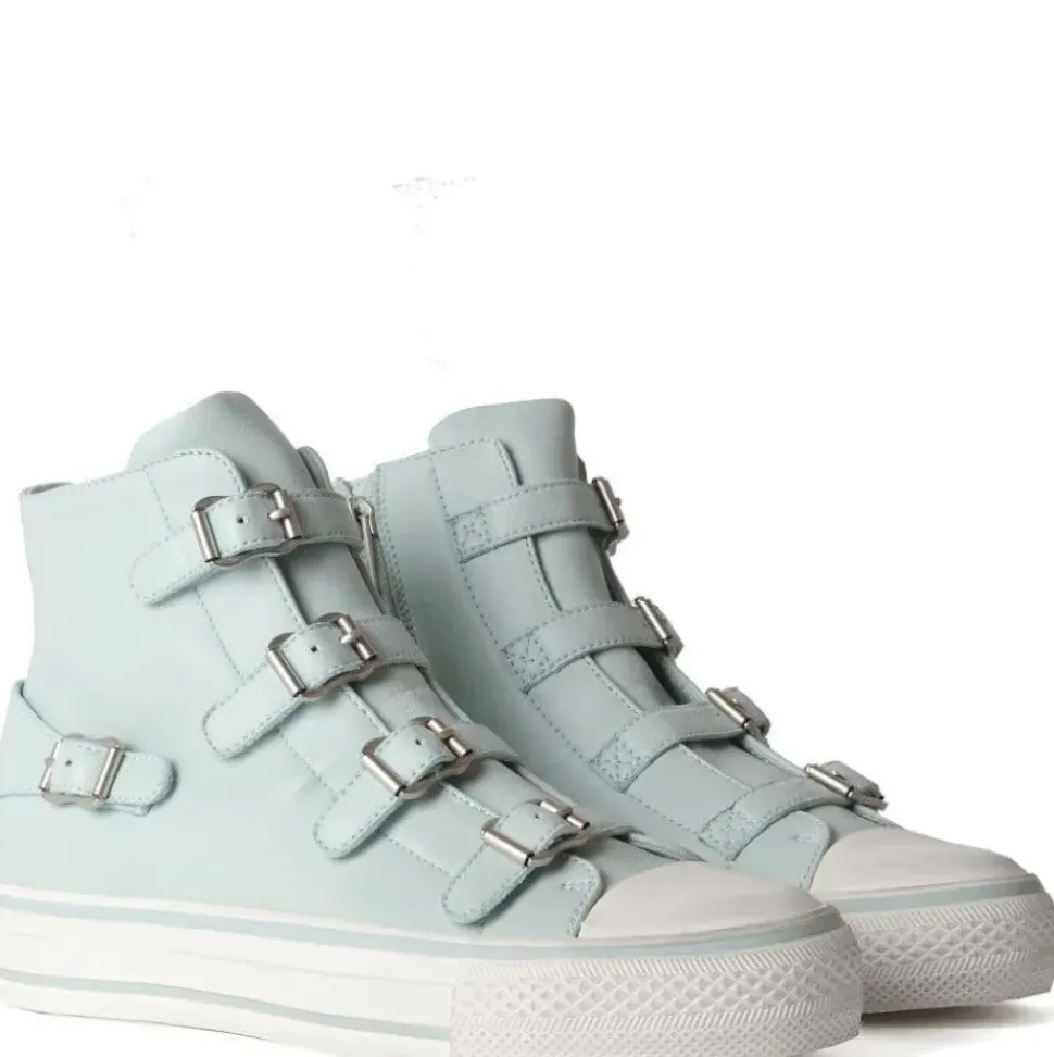 Ash Virgin LeatherTrainers misty blue