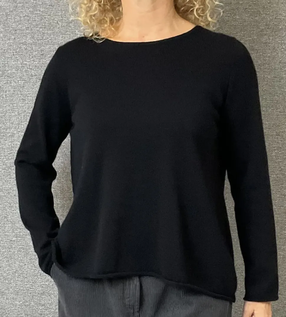 Caroline Cashmere VB Jumper black