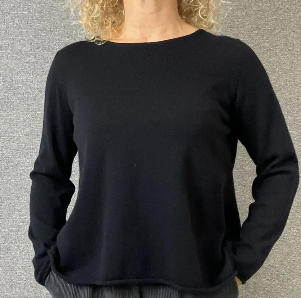 Caroline Cashmere VB Jumper black