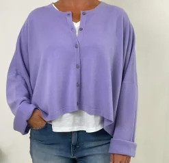 Caroline Crew Cardigan lilac