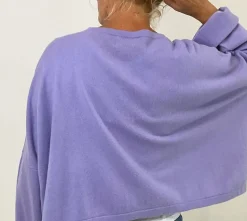 Caroline Crew Cardigan lilac