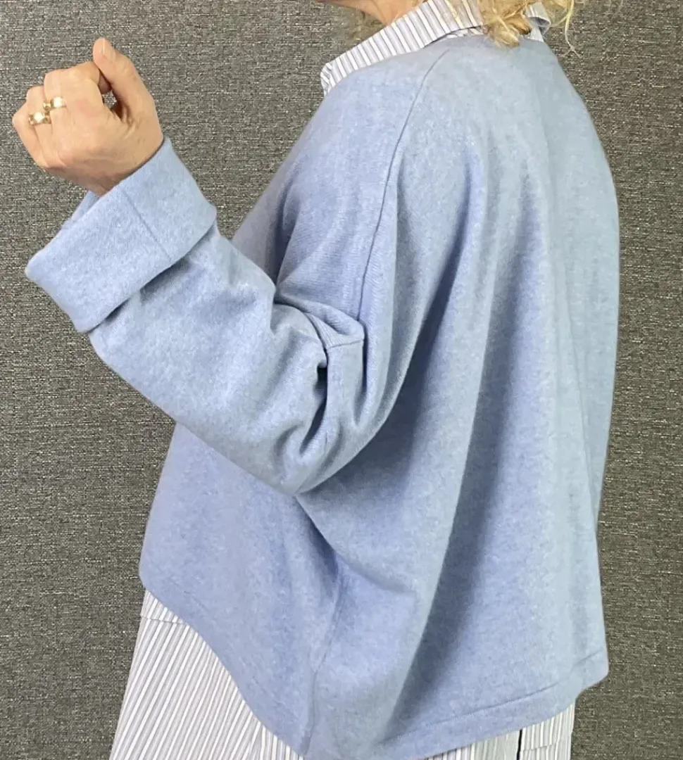 Caroline Crew Cardigan pale blue