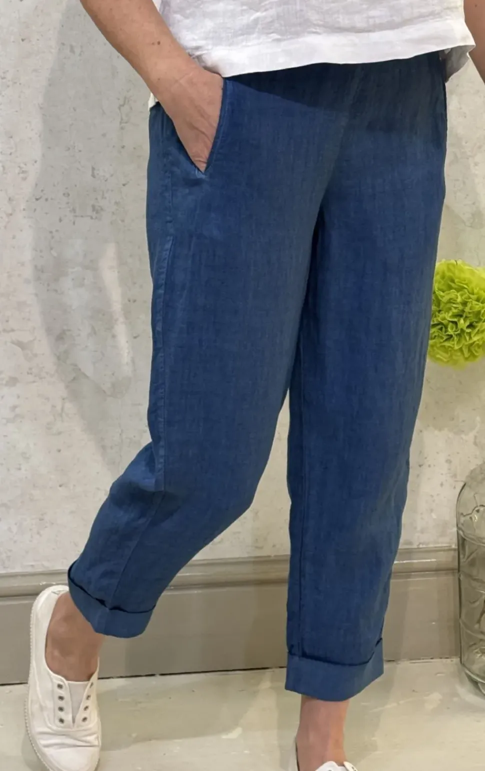 Elemente Clemente Trouser Geisha eve blue