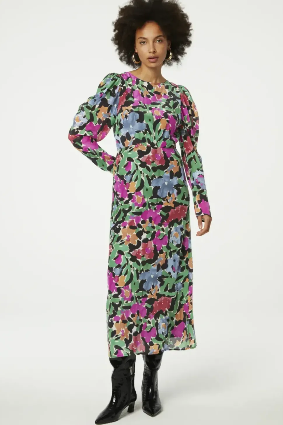Fabienne Chapot Dress Varin black/vintage rose
