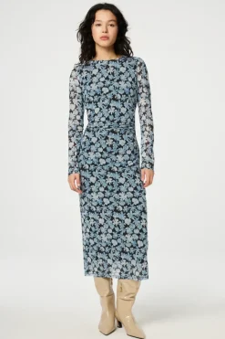 Fabienne Chapot Dress Zila black/bright blue