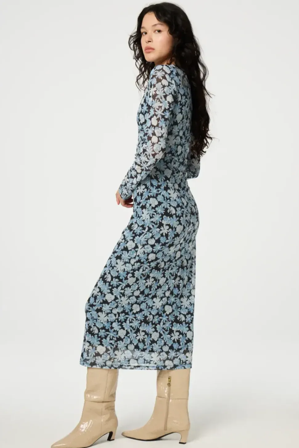 Fabienne Chapot Dress Zila black/bright blue