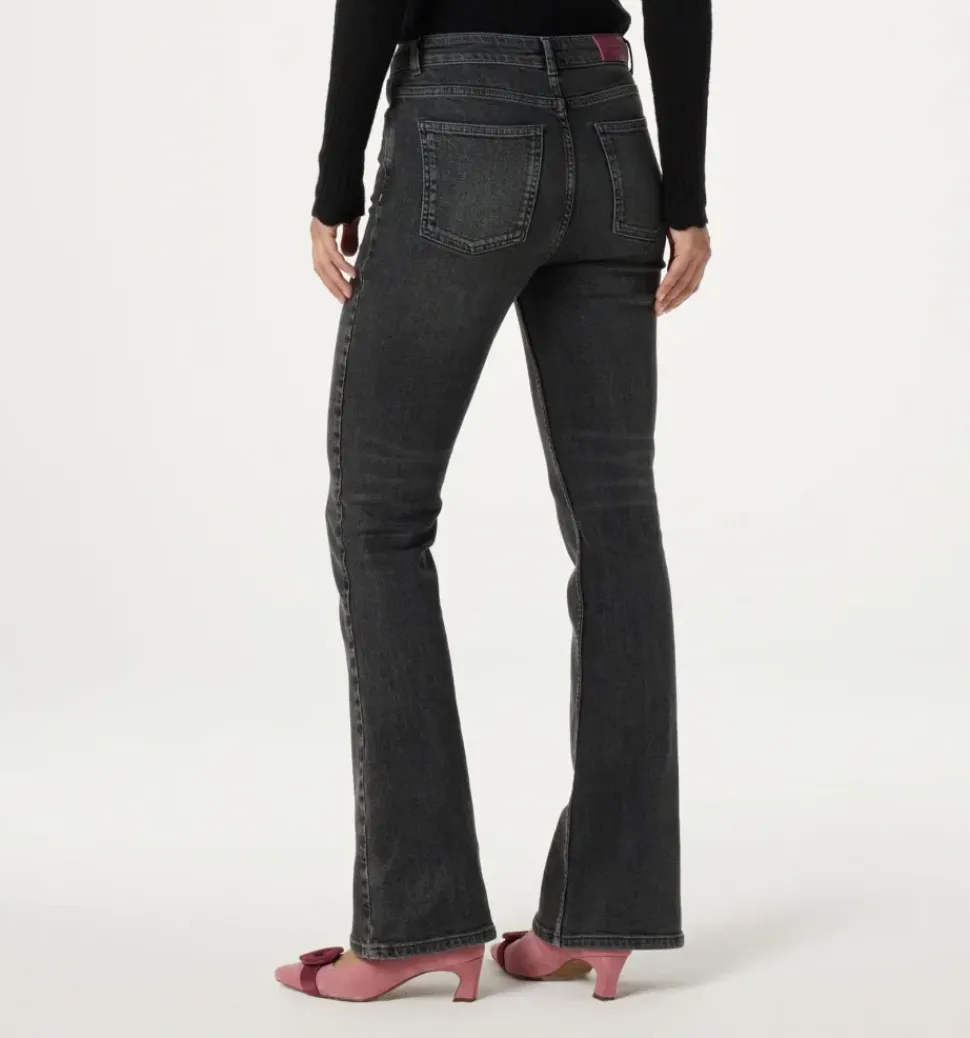 Fabienne Chapot Eva Flare Jeans washed grey