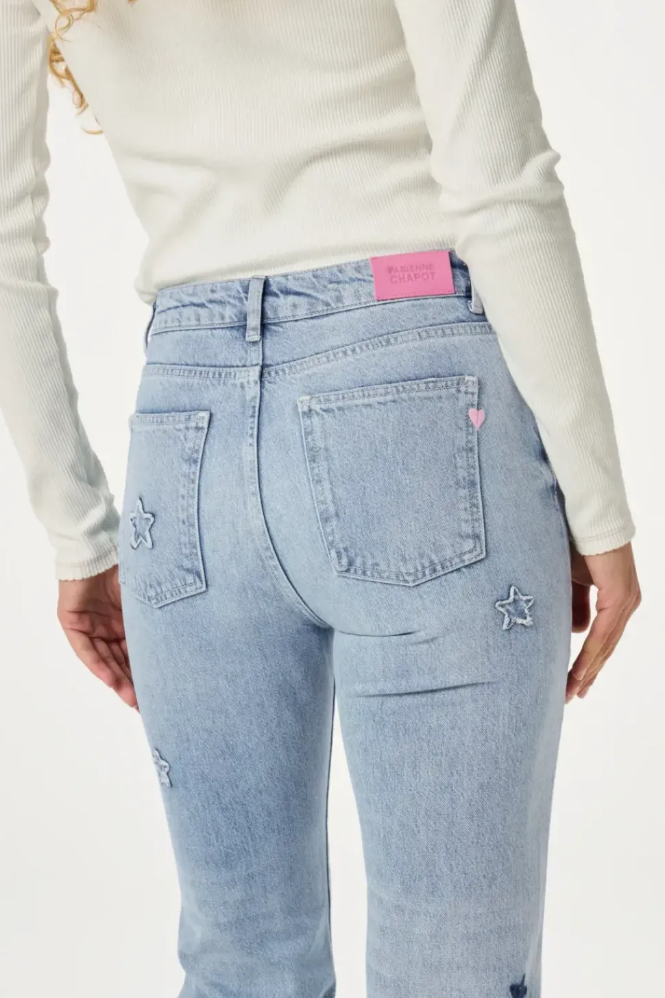 Fabienne Chapot Jeans Lola Vintage Stars light blue