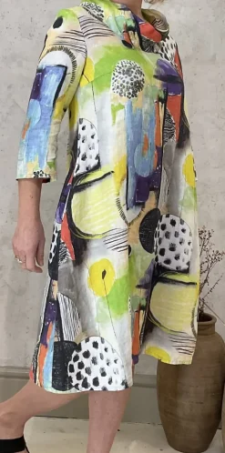 Grizas Cowl Dress brights