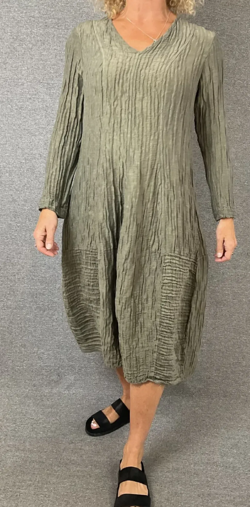 Grizas Dress 91289 pale khaki