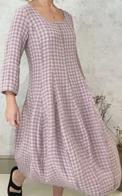 Grizas Dress pink check