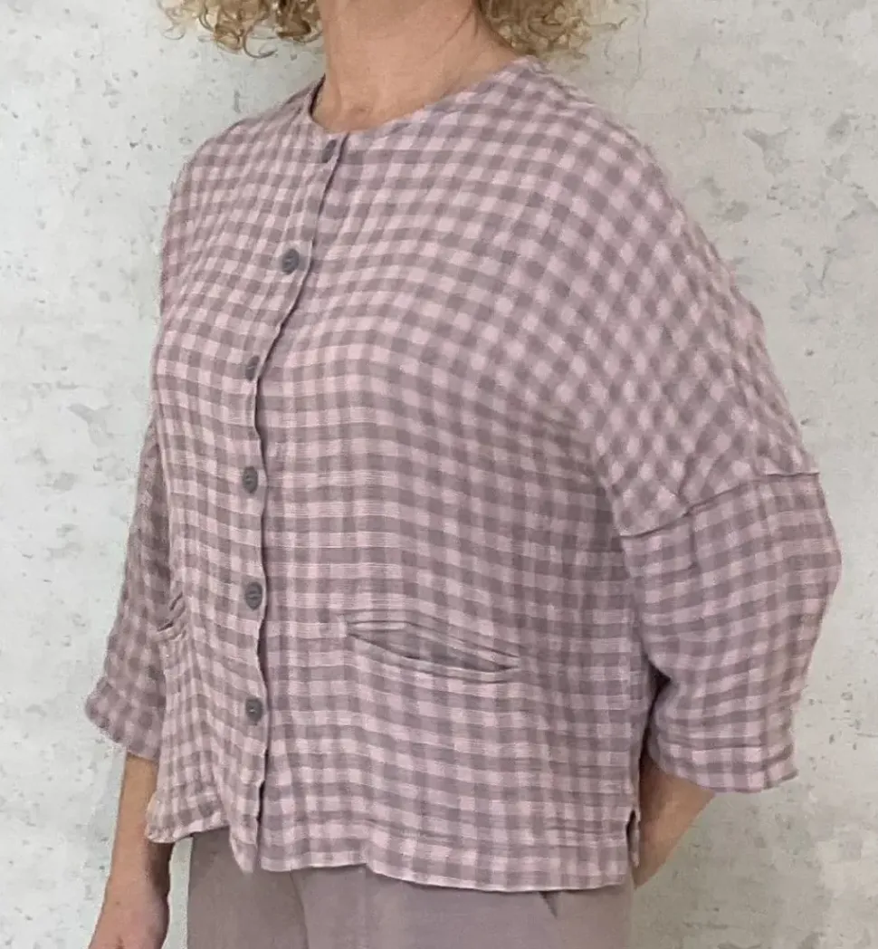 Grizas Jacket pink check