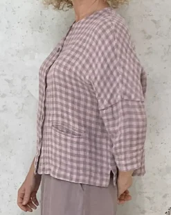 Grizas Jacket pink check