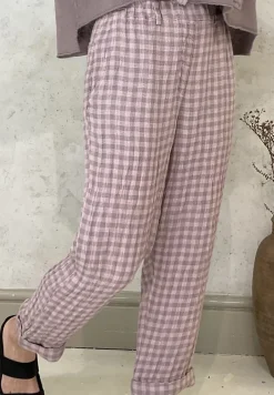 Grizas Trouser pink check