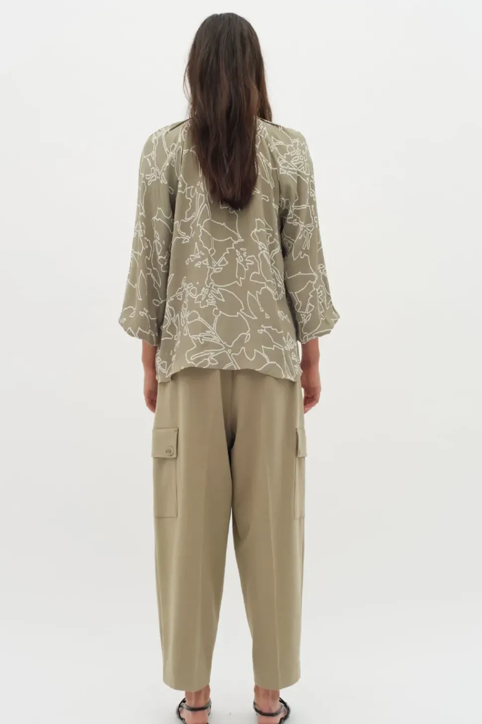 InWear Blouse Baiti pine tree silhouette lines