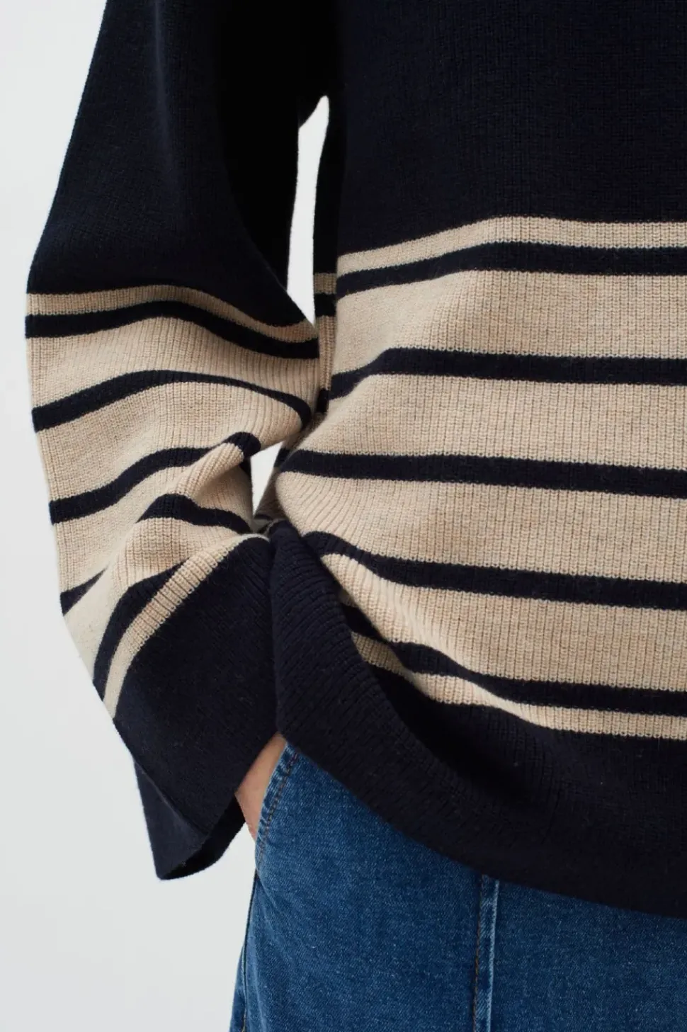 InWear Jumper Gittel black/haze melange
