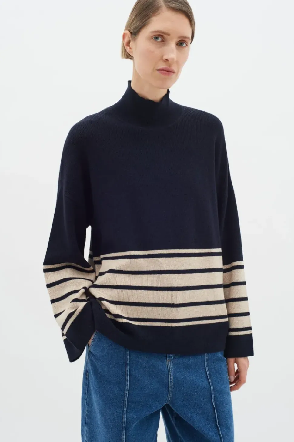 InWear Jumper Gittel black/haze melange