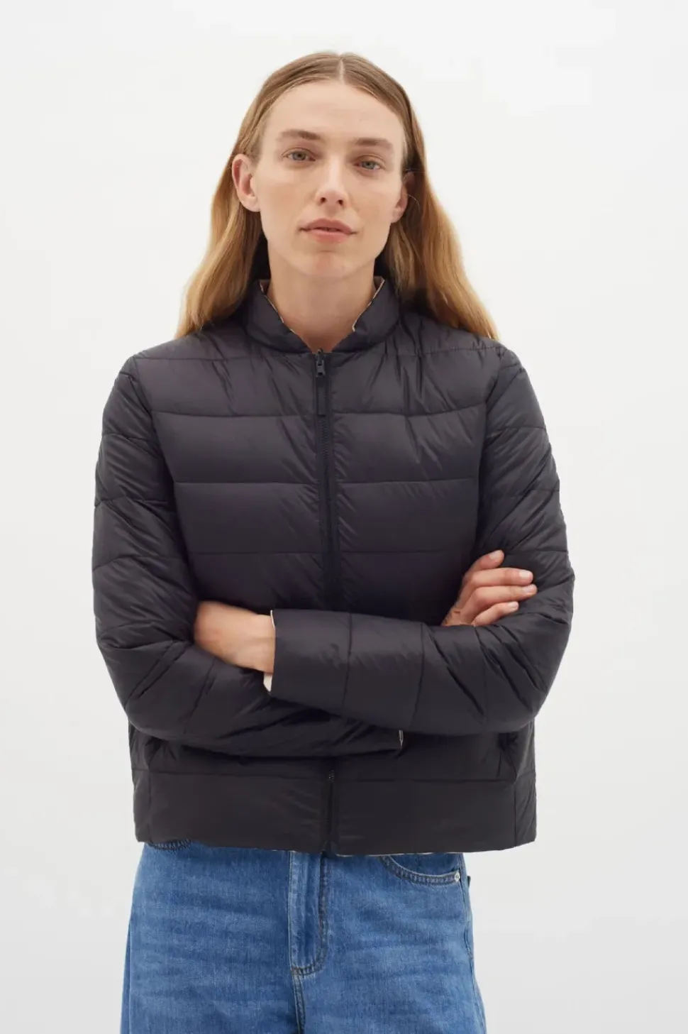InWear Reversible Jacket Lila black/french nougat