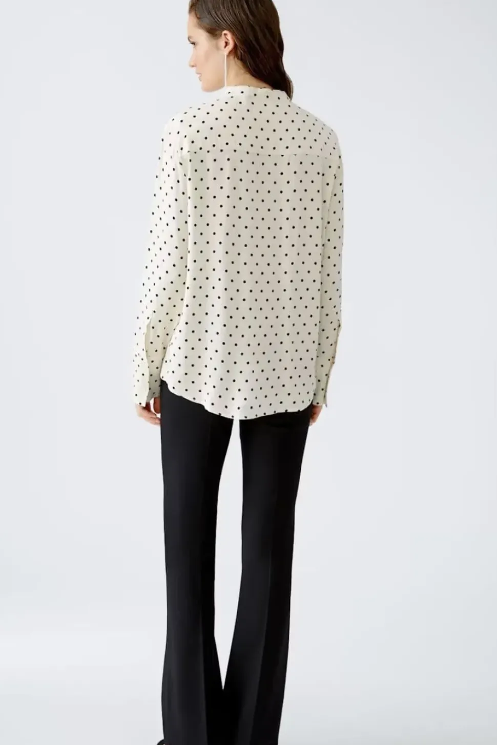 Oui Blouse offwhite/black