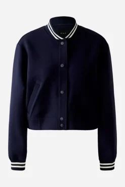 Oui Blouson Jacket navy blue