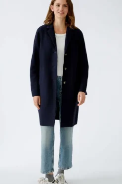 Oui Coat Mayson navy blue