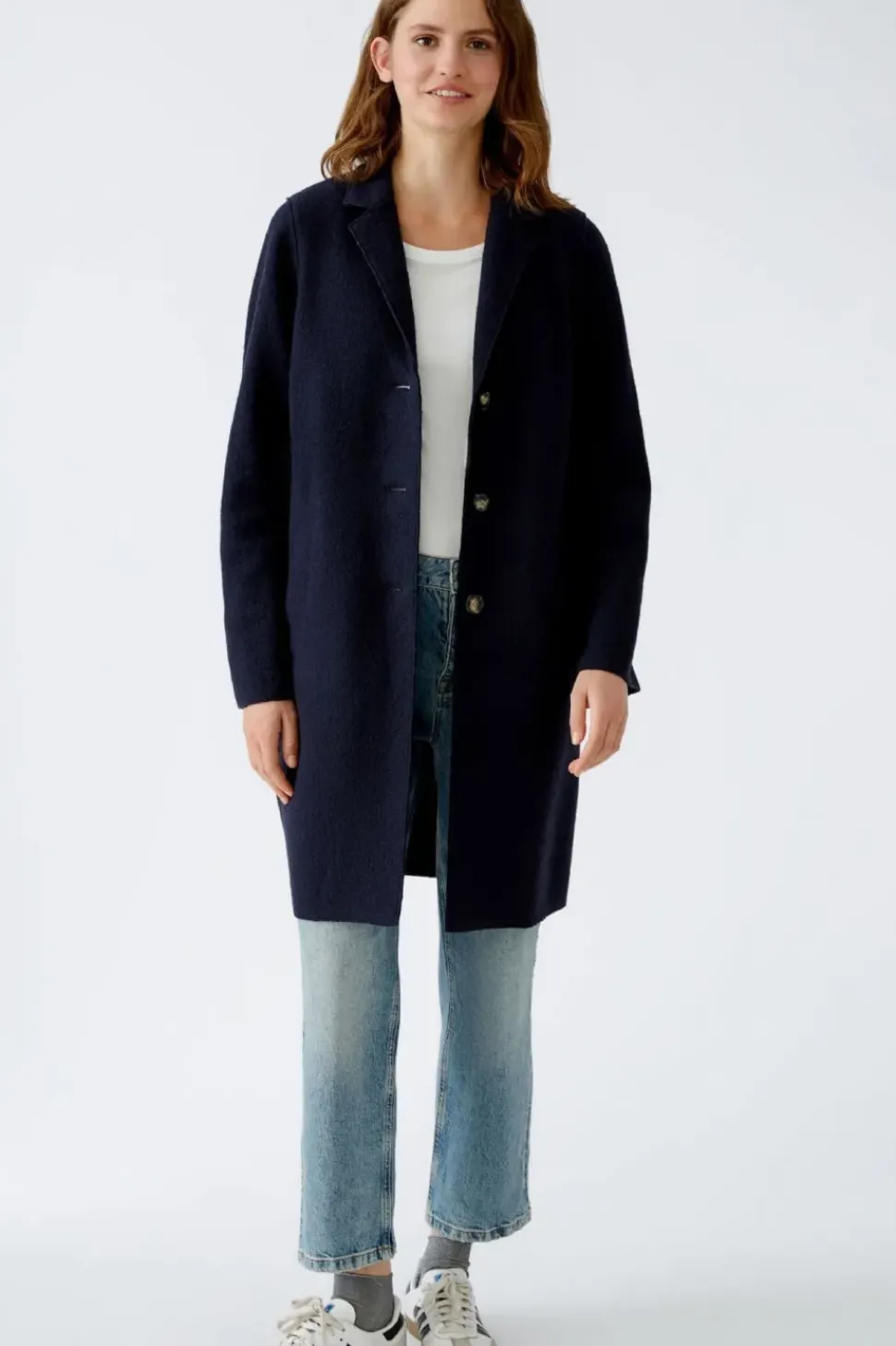 Oui Coat Mayson navy blue