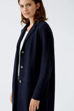 Oui Coat Mayson navy blue