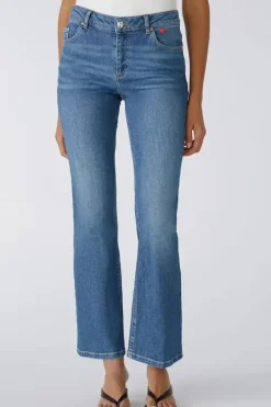 Oui Jeans Easy Kick dark blue denim