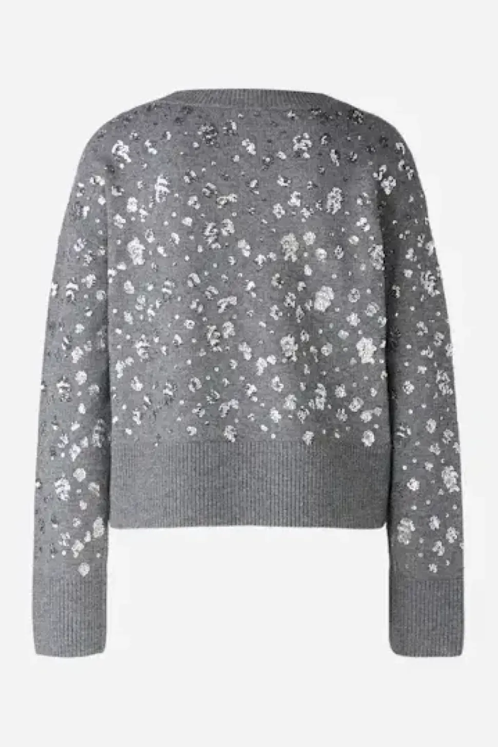 Oui Jumper Sparkles grey