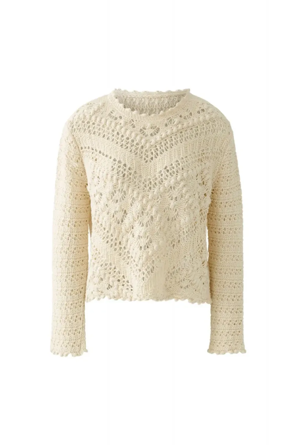 Oui Lace Jumper gardenia