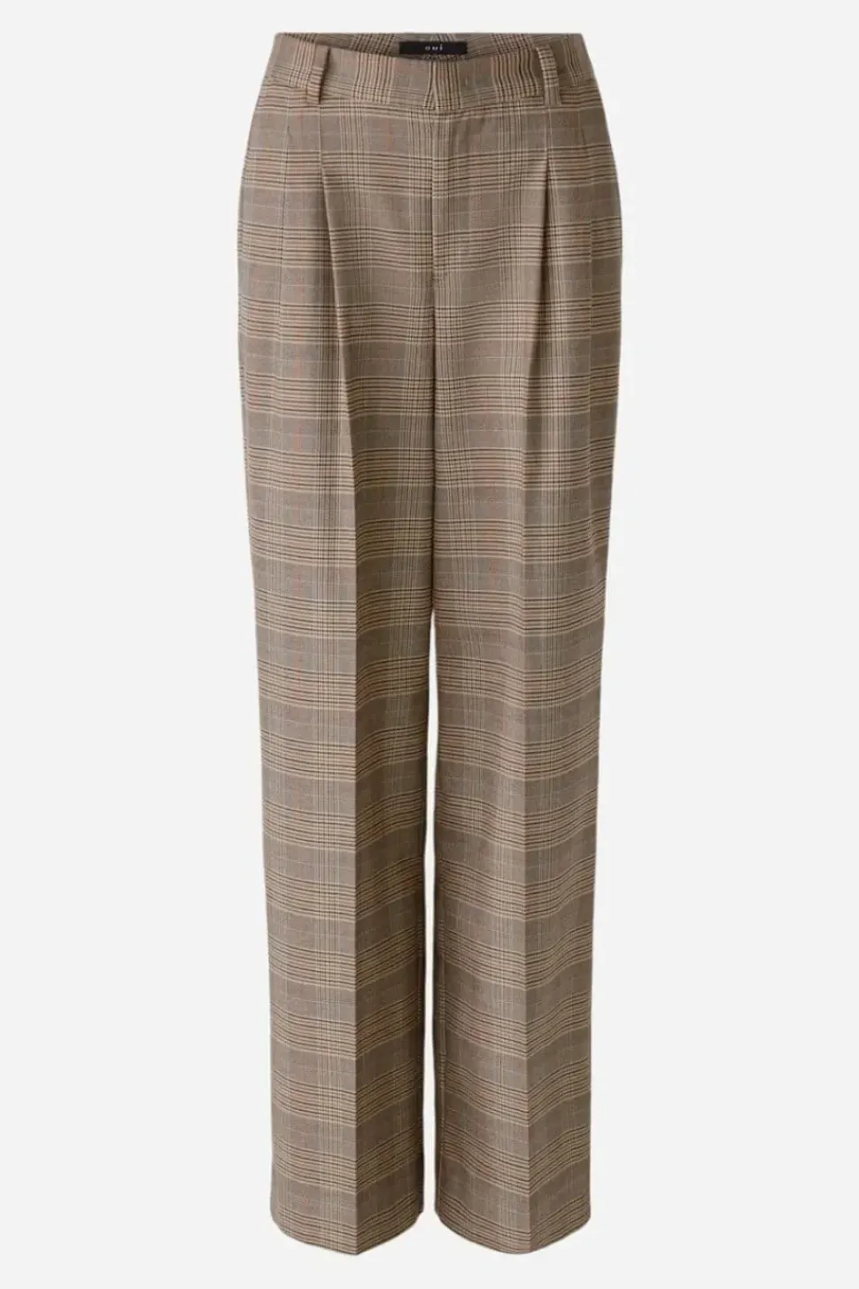 Oui Pleated Trouser light stone grey