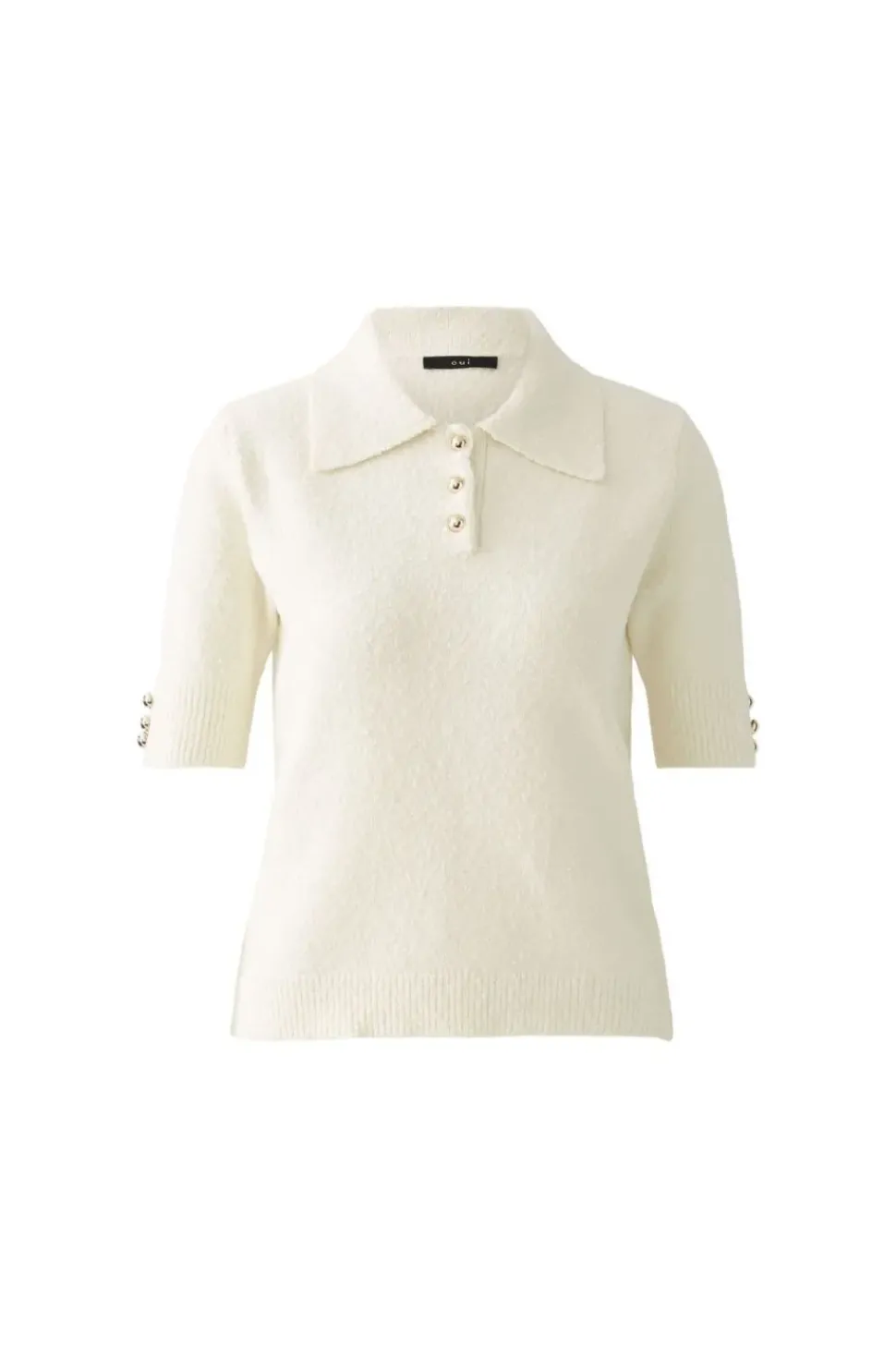 Oui Polo Jumper gardenia