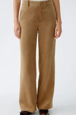 Oui Trouser Cord camel