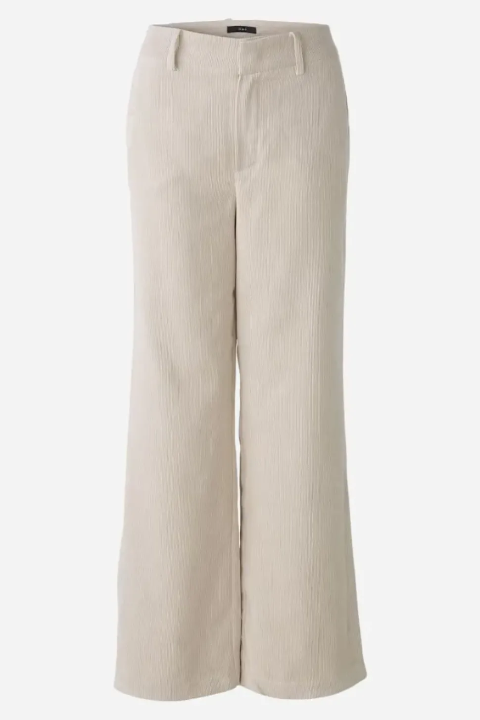 Oui Trouser Cord light beige melange