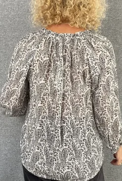 Part Two Blouse Elsia french oak paisley print