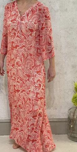 Part Two Dress Berit bittersweet paisley