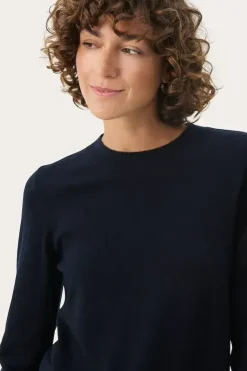 Part Two Jumper Jaylyn navy blue