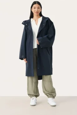 Part Two Raincoat Emmy dark navy