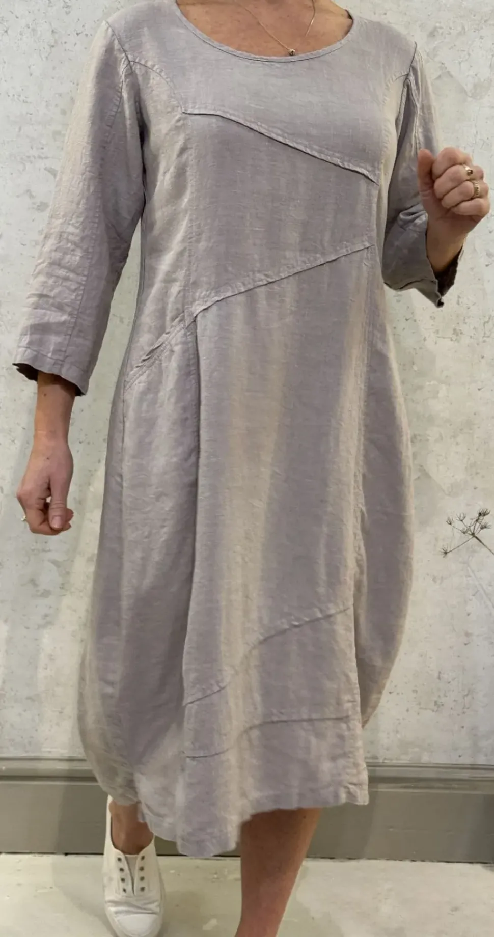 Thing Linen Dress light grey