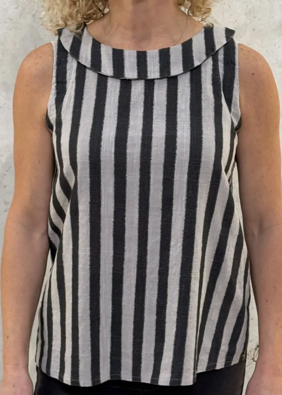 Thing Top Stripe light grey