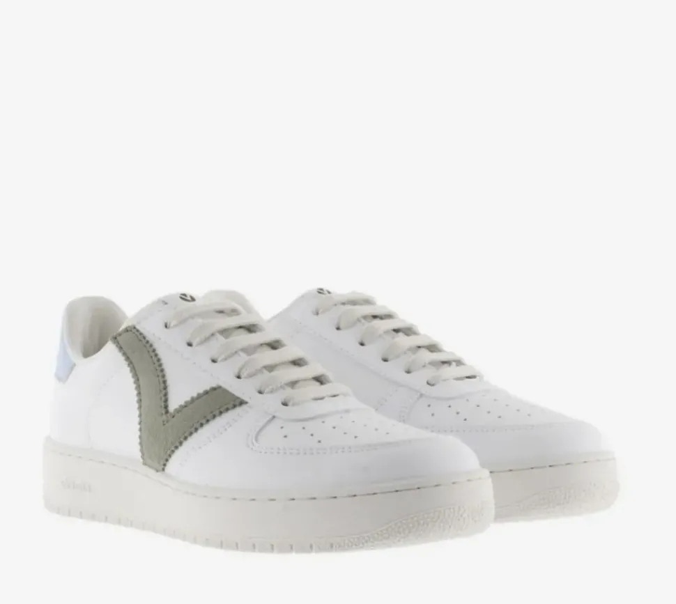 Victoria Madrid Vegan Leather Trainers jade