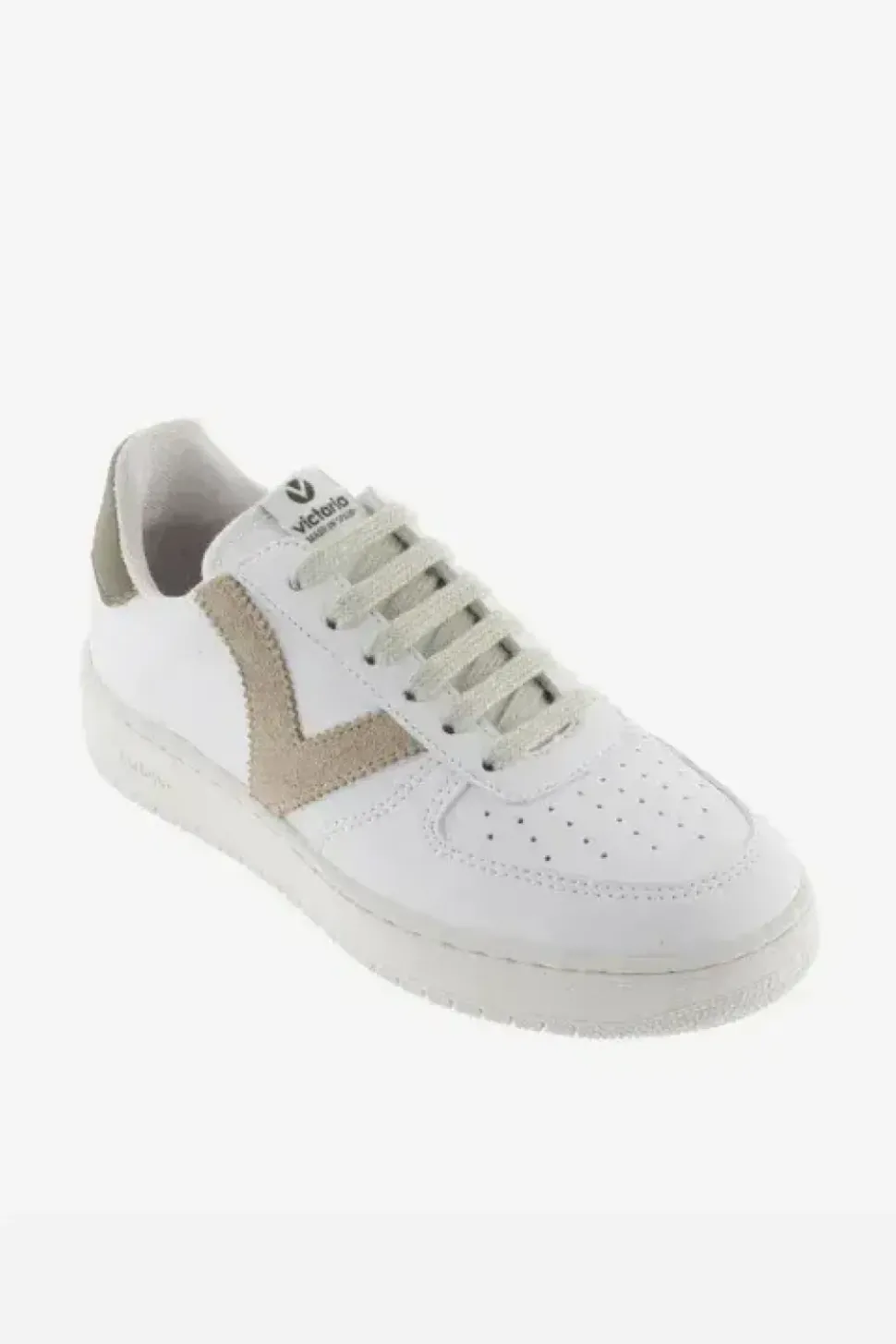 Victoria Madrid Vegan Leather Trainers taupe